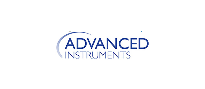 Medical devices and bioprocessing instrument maker Advanced Instruments logo and sign