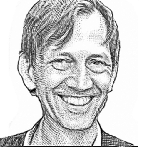 Illustrated portrait of agency founder Bill Below