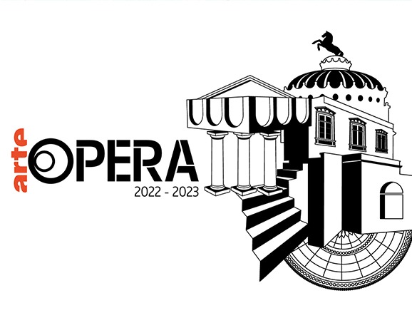 Illustration of the Paris Opera for Arte